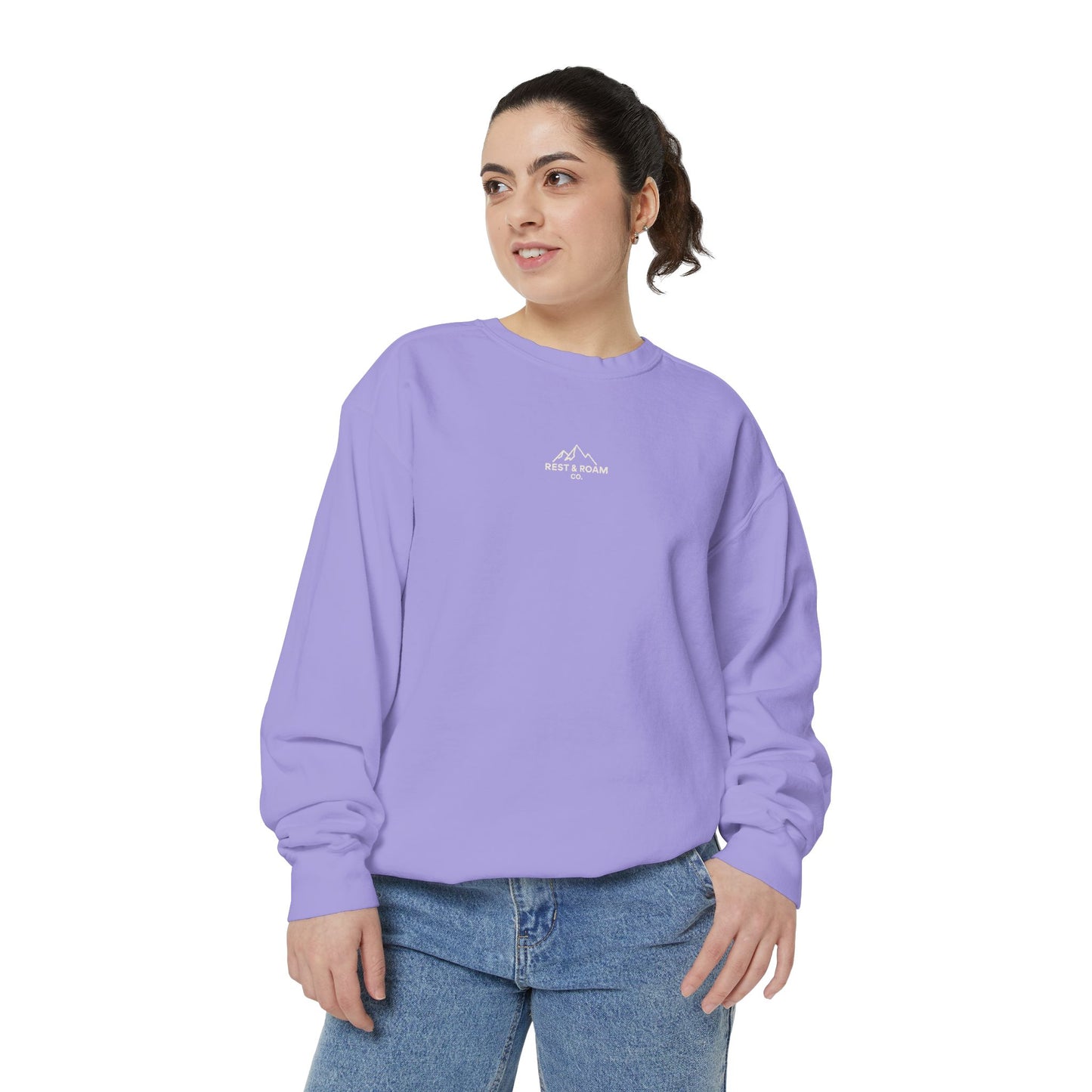 Garment-Dyed Crewneck Sweatshirt