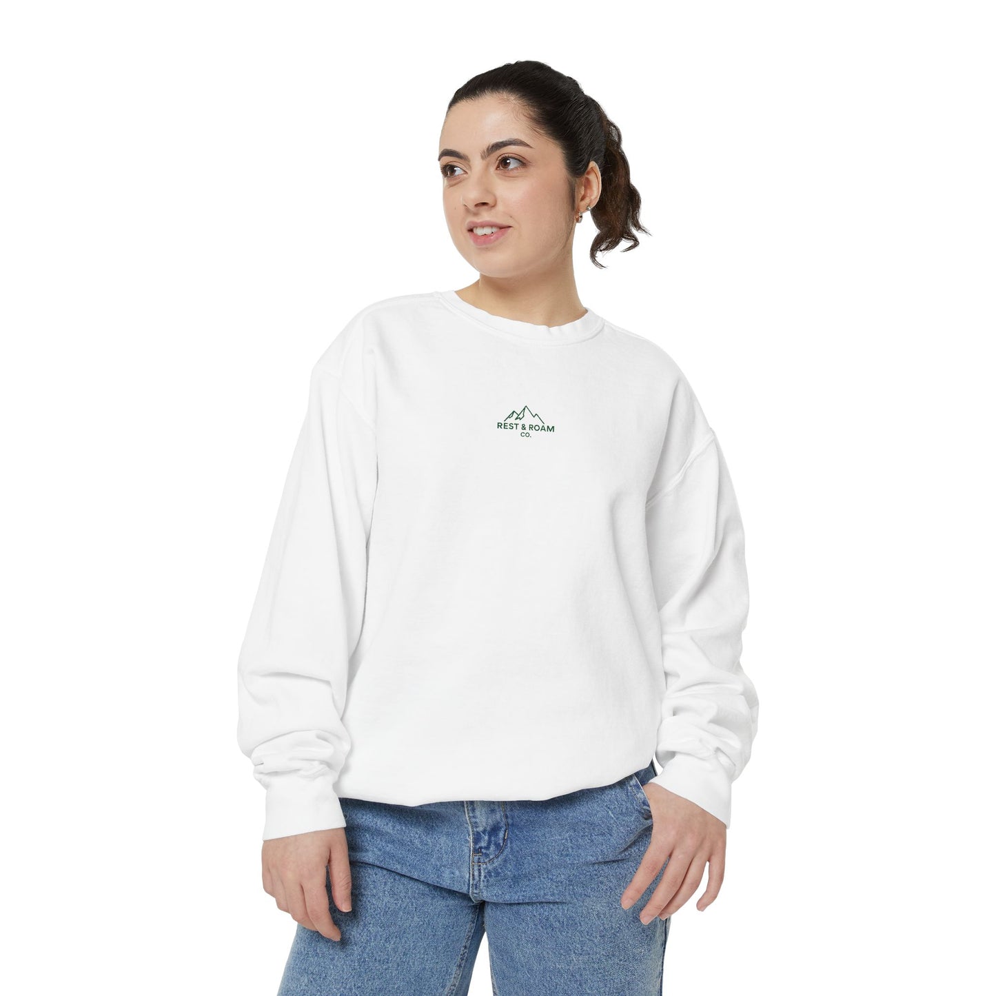 Garment-Dyed Crewneck Sweatshirt