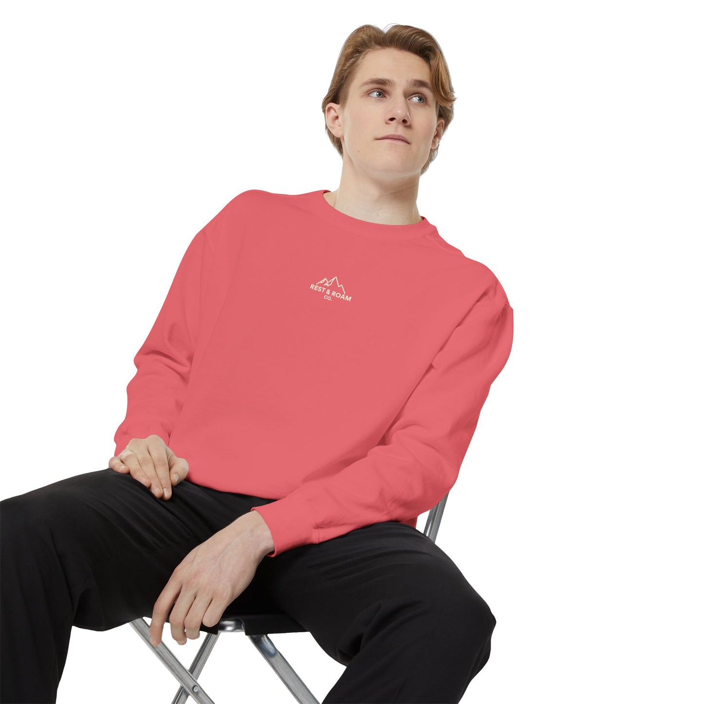 Garment-Dyed Crewneck Sweatshirt