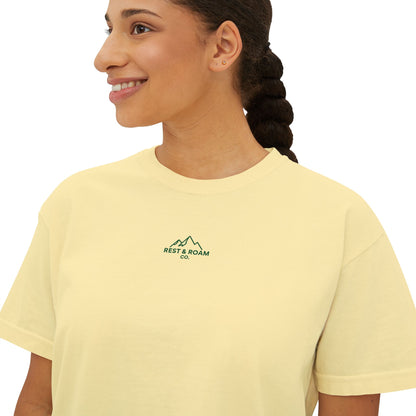 The Classic Rest & Roam Co. Women's Boxy Tee — Relaxed Fit