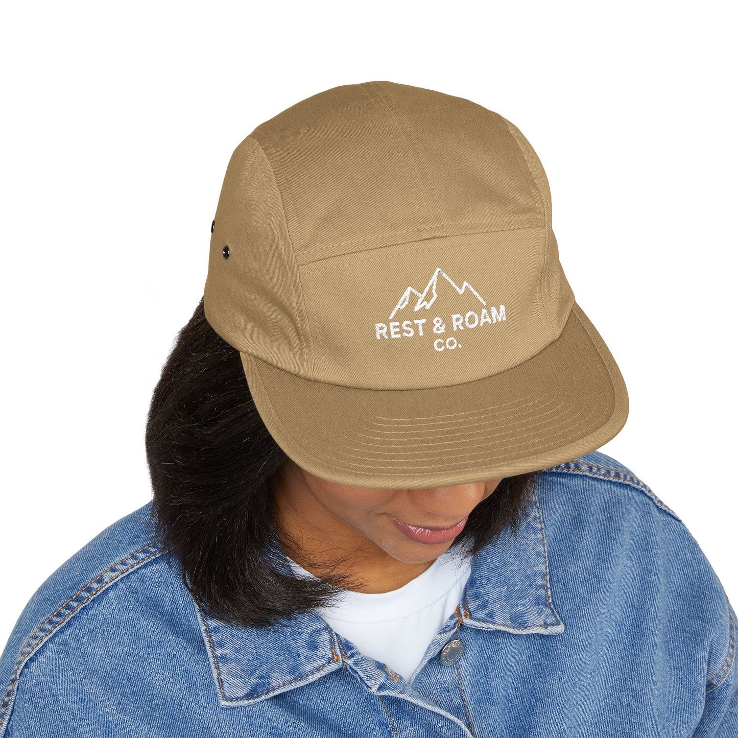 Embroidered 5-Panel Camp Hat