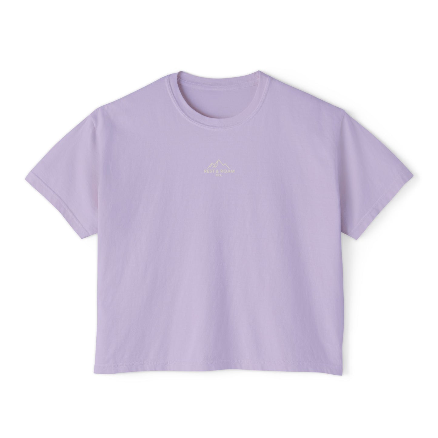 The Classic Rest & Roam Co. Women's Boxy Tee — Relaxed Fit