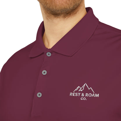 Athletic Performance Polo  UV Protection - Unisex | Rest & Roam Co.