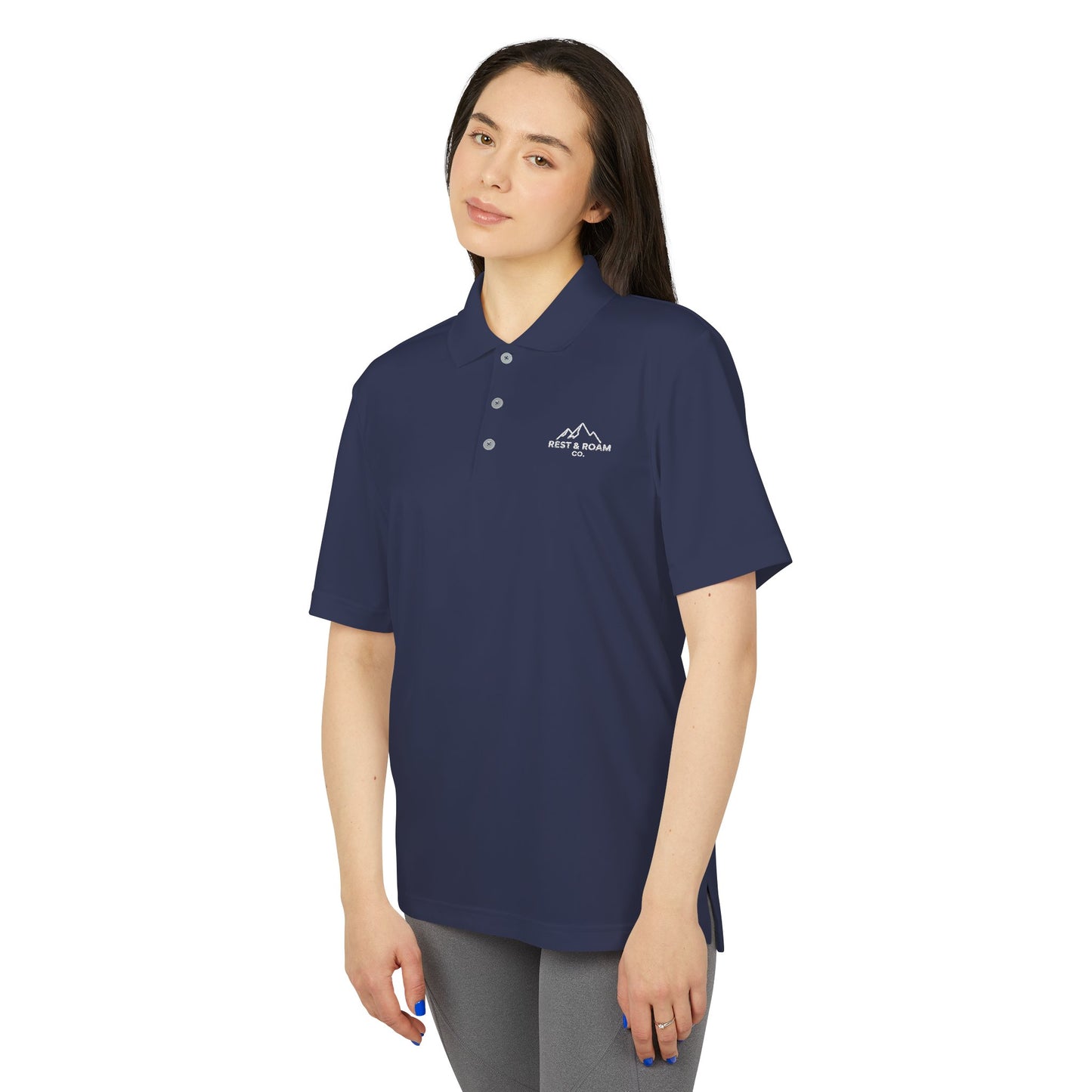 Athletic Performance Polo  UV Protection - Unisex | Rest & Roam Co.
