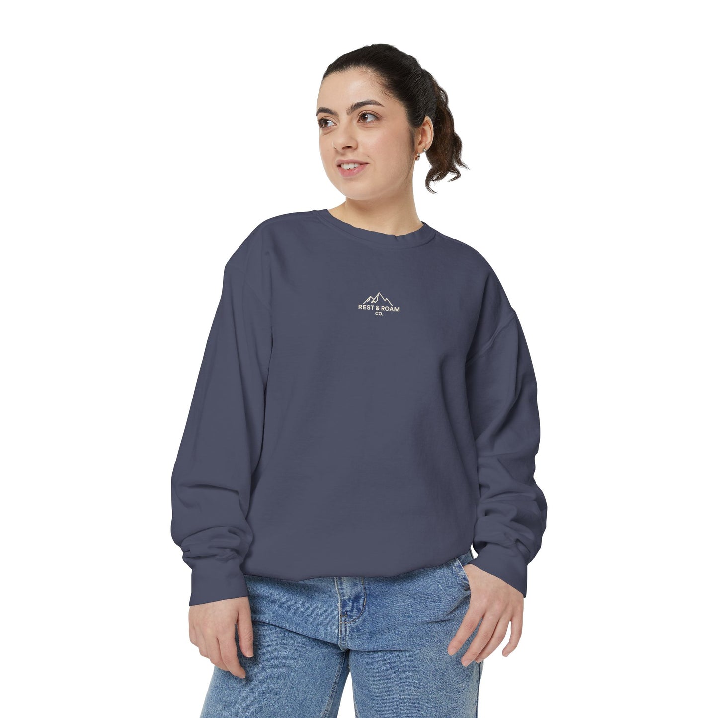 Garment-Dyed Crewneck Sweatshirt
