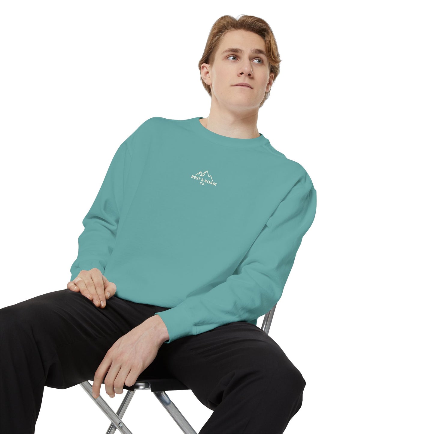 Garment-Dyed Crewneck Sweatshirt