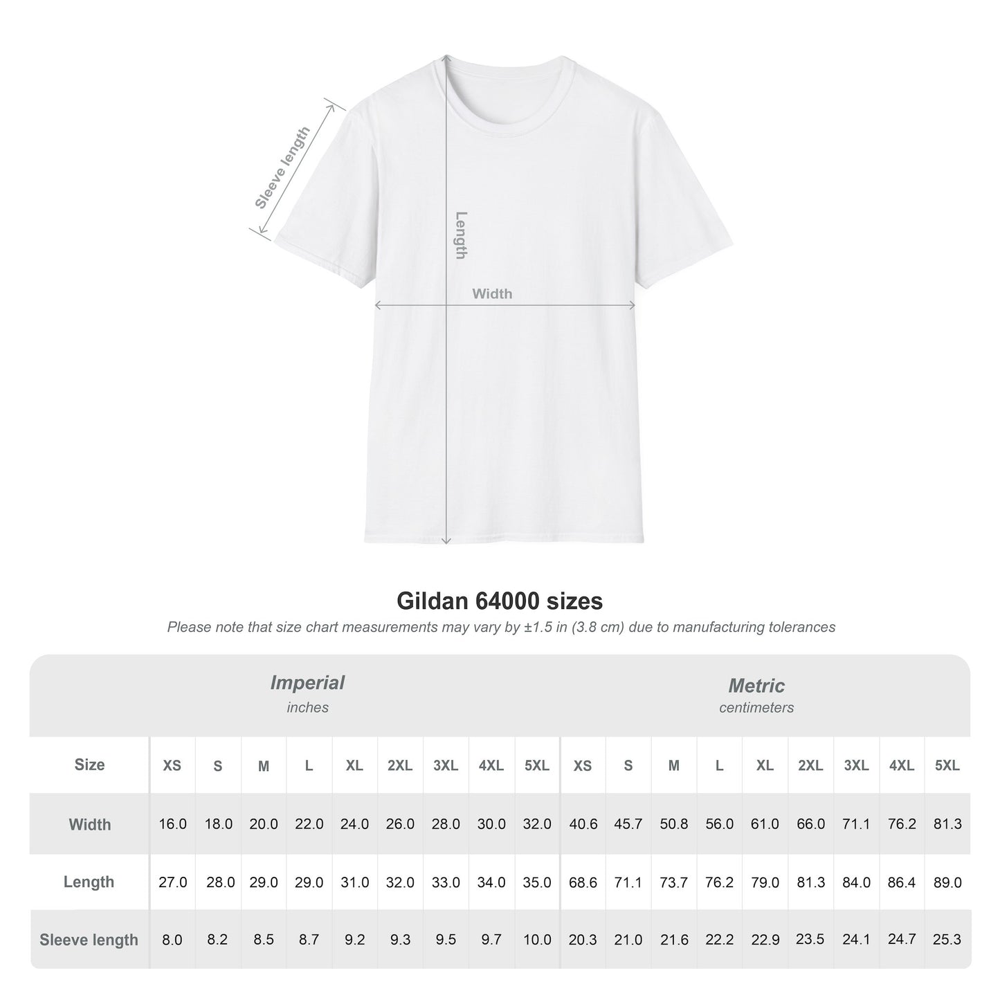 Unisex - Cotton (Gildan) Softstyle T-Shirt