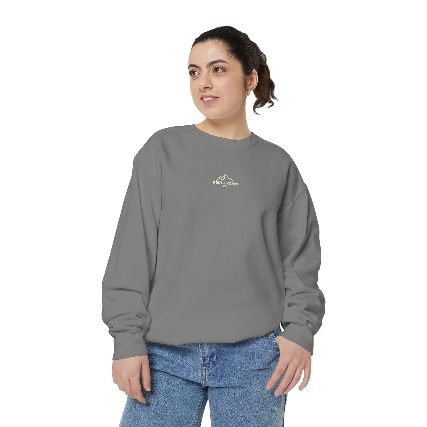 Garment-Dyed Crewneck Sweatshirt