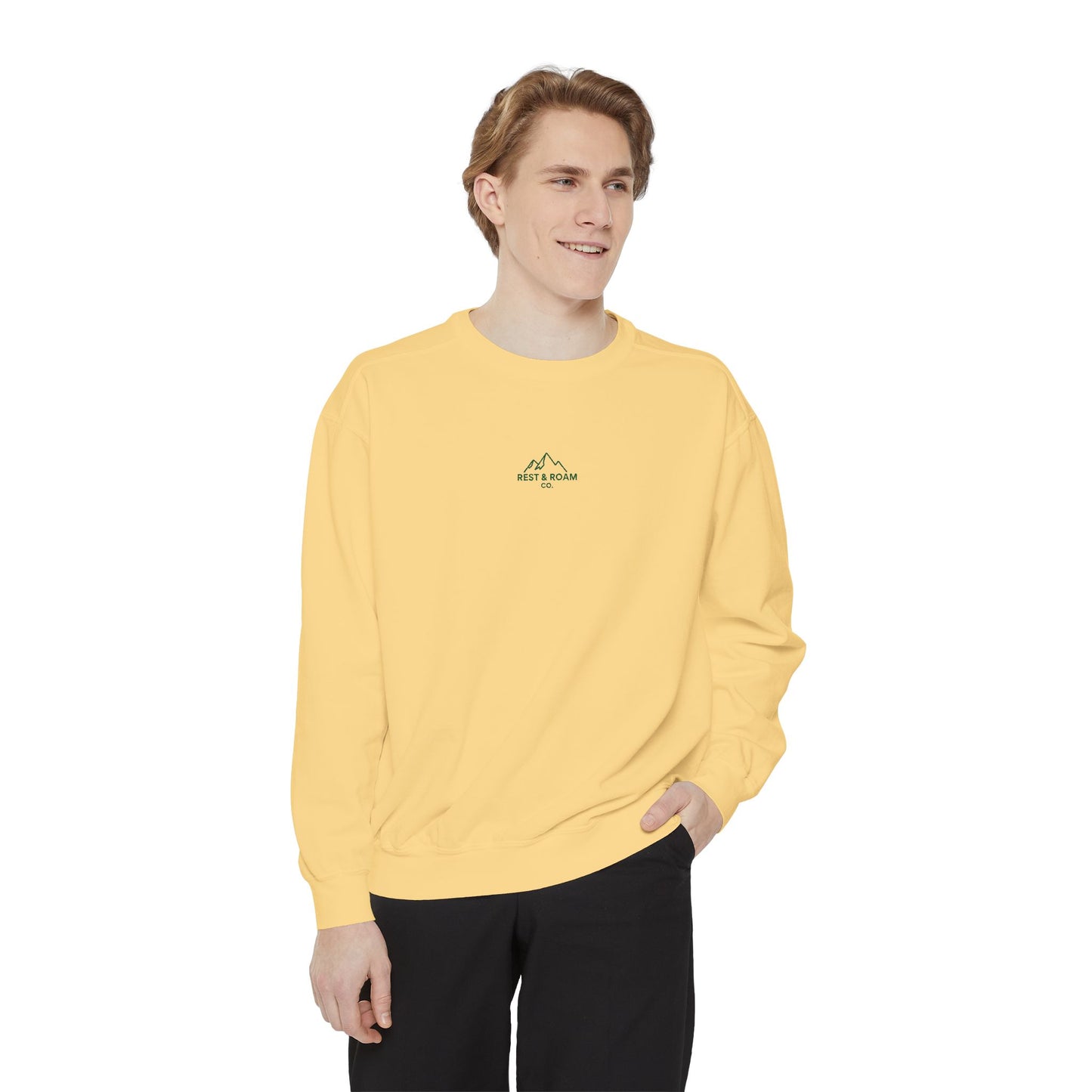 Garment-Dyed Crewneck Sweatshirt