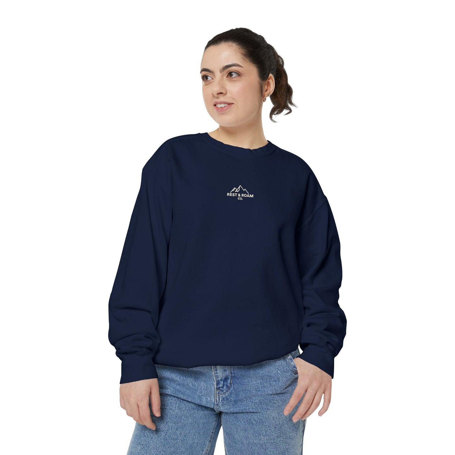 Garment-Dyed Crewneck Sweatshirt
