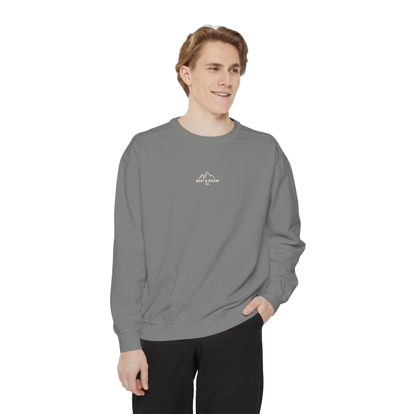 Garment-Dyed Crewneck Sweatshirt