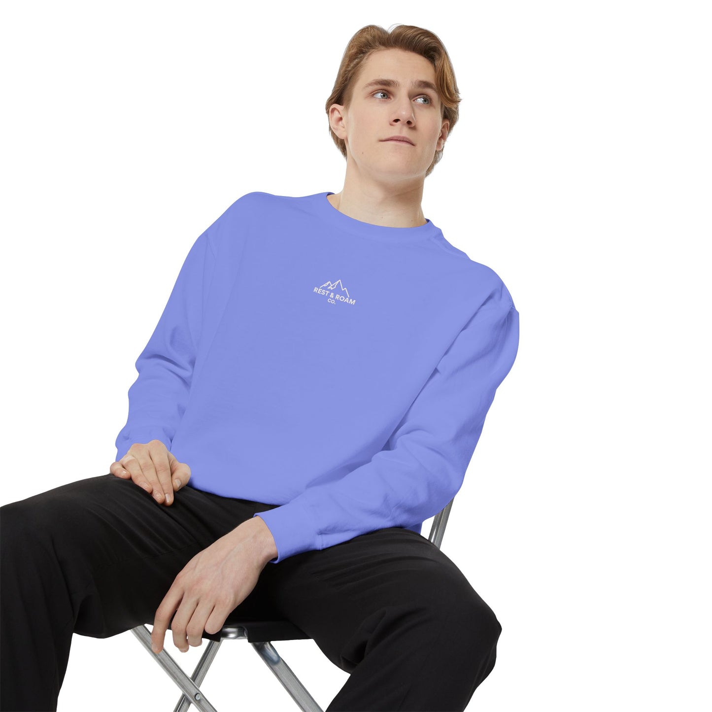 Garment-Dyed Crewneck Sweatshirt