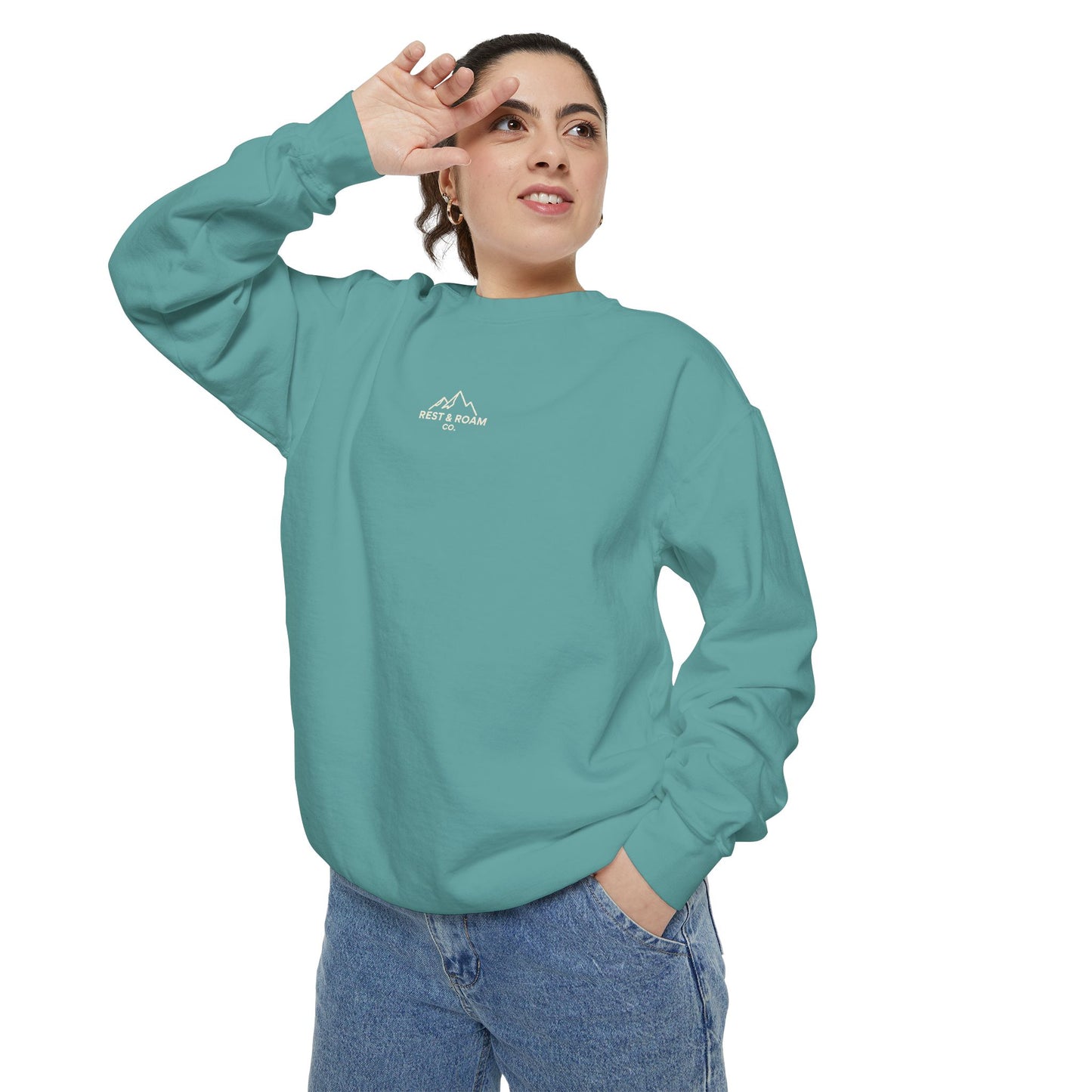 Garment-Dyed Crewneck Sweatshirt
