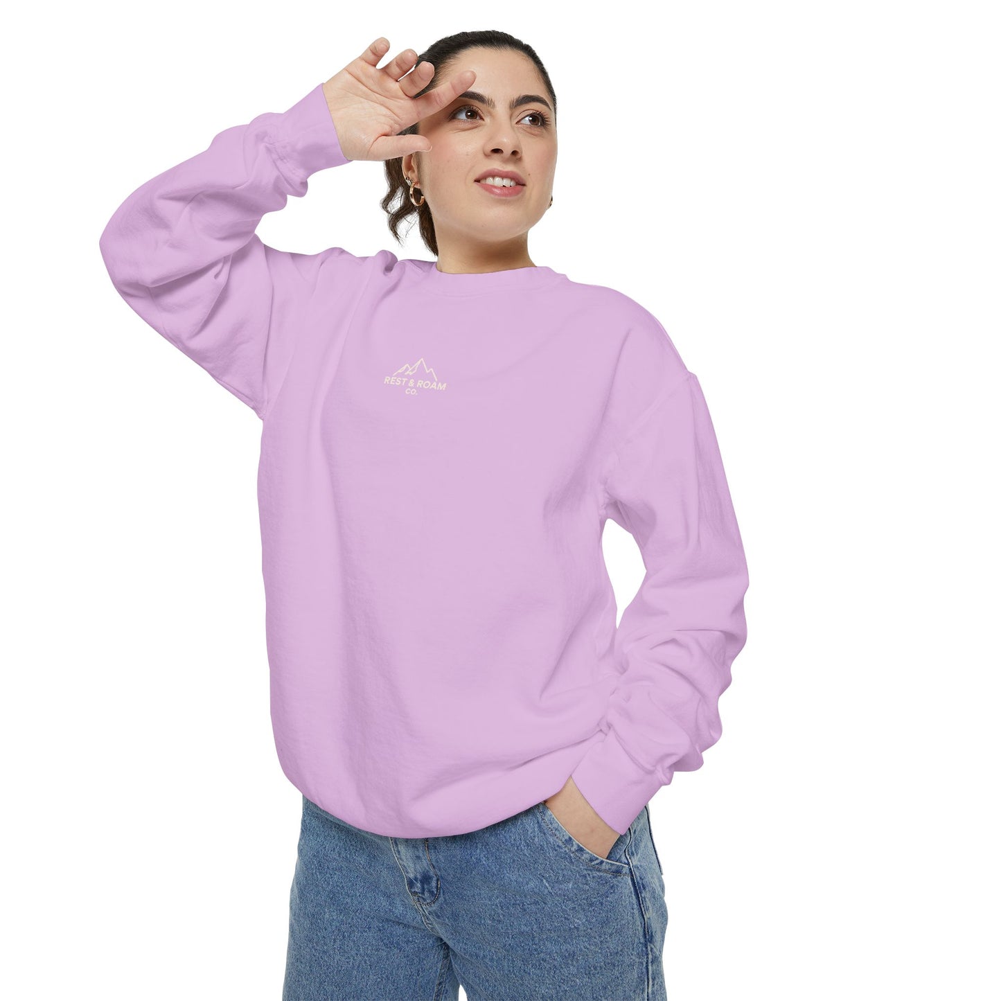 Garment-Dyed Crewneck Sweatshirt