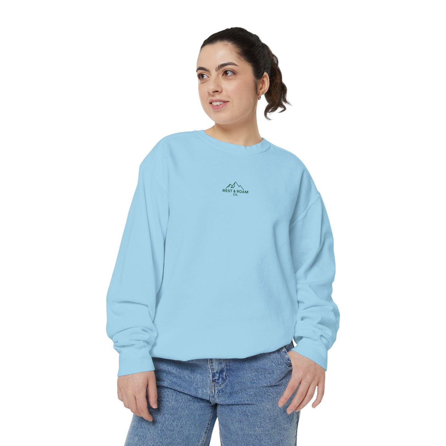 Garment-Dyed Crewneck Sweatshirt